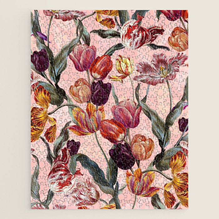 Magic Tulips Pattern III Jigsaw Puzzle Gallery Image 1