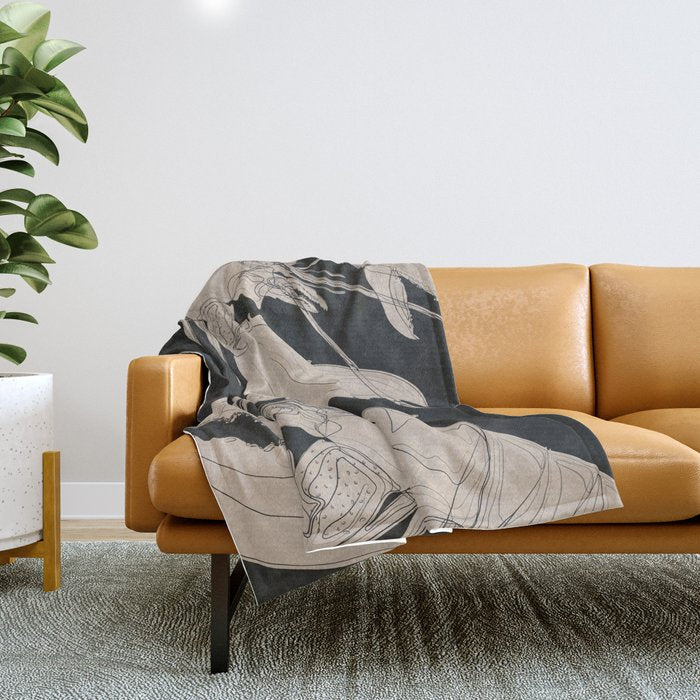 Lobsters 1 Throw Blanket Gallery Image 1