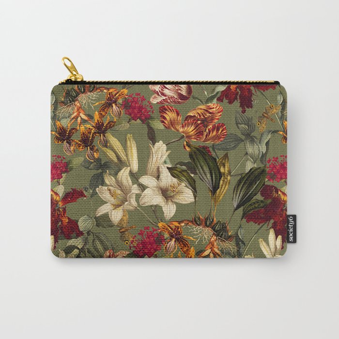 Flower Garden Serenade II Carry All Pouch Gallery Image 1