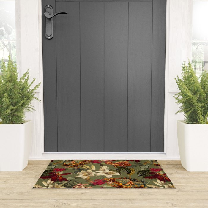 Flower Garden Serenade II Welcome Mat Gallery Image 3