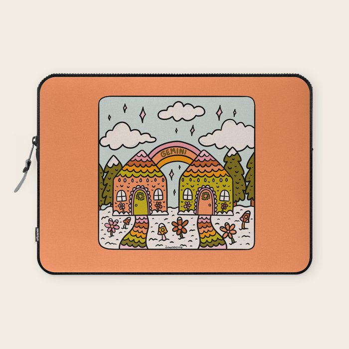 Gemini Gingerbread House Laptop Sleeve Gallery Image 1