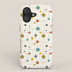 Mid Century Modern Atomic Abstract Pattern iPhone Case Gallery Image 1