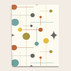 Mid Century Modern Atomic Abstract Pattern Notebook Gallery Image 4