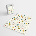 Mid Century Modern Atomic Abstract Pattern Jigsaw Puzzle Gallery Image 2