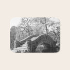 New Orleans City Park black and white photography Bath Mat Gallery Image 1