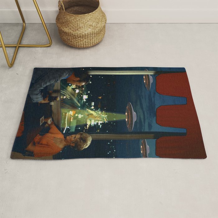 Meow! Cat abduction Rug Gallery Image 1