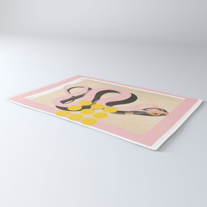 abstract daydream snake mix Rug Gallery Image 3
