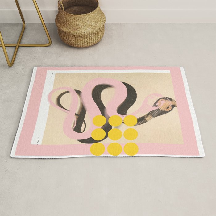 abstract daydream snake mix Rug Gallery Image 1