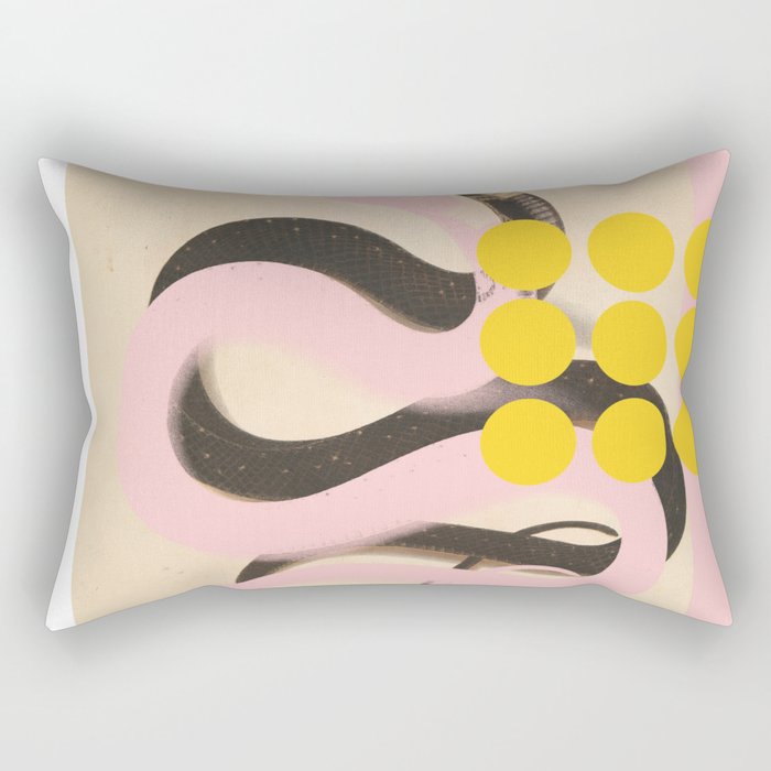 abstract daydream snake mix Rectangular Pillow Gallery Image 2