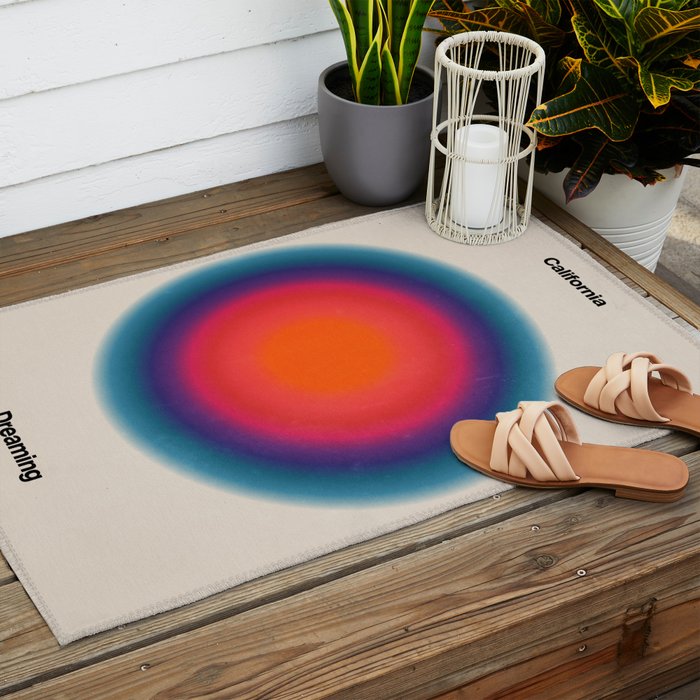 California Dreaming: Off-White Day Edition Outdoor Rug Gallery Image 2