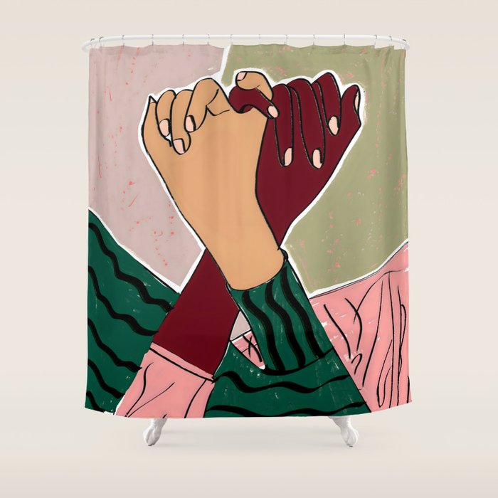 Pinky Promise And I Will Keep It Shower Curtain Gallery Image 1