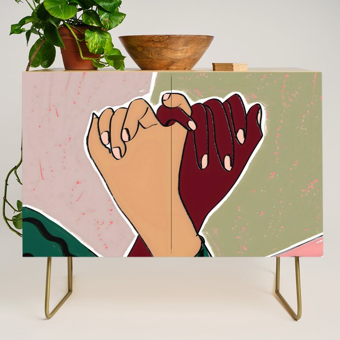 Pinky Promise And I Will Keep It Credenza Gallery Image 1