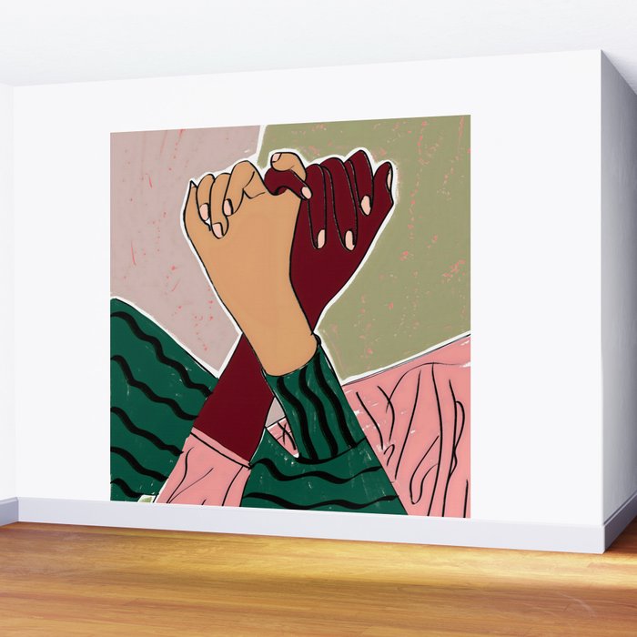 Pinky Promise And I Will Keep It Wall Mural Gallery Image 2