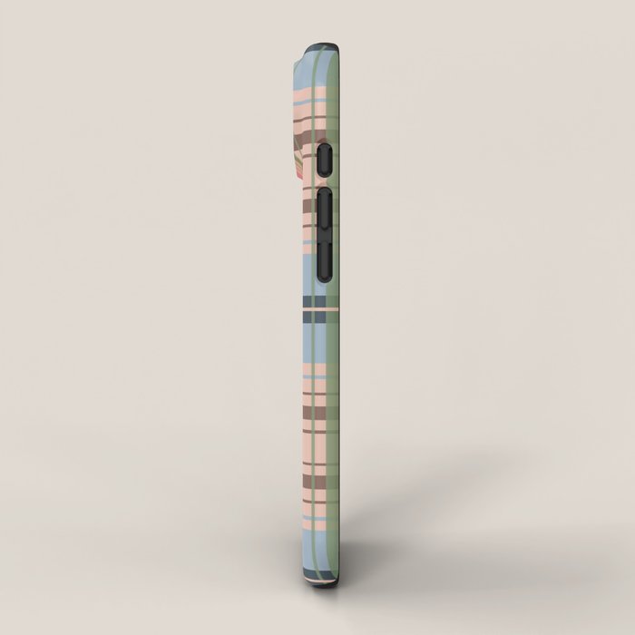 Pastel Tartan Delight iPhone Case Gallery Image 2