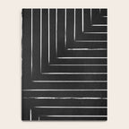 Black White Lines Minimalist Notebook Gallery Image 4