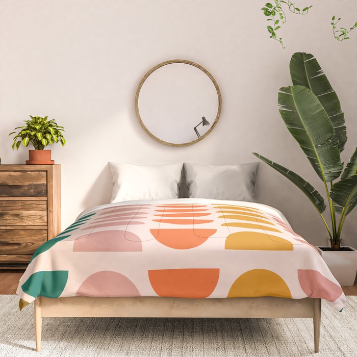 Retro 70s Geometrics Comforter Gallery Image 3