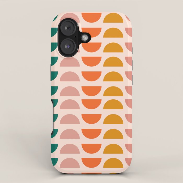 Retro 70s Geometrics iPhone Case Gallery Image 1