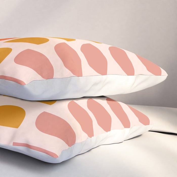 Retro 70s Geometrics Pillow Sham Gallery Image 3