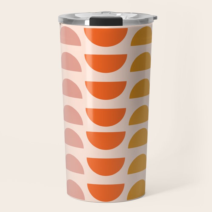 Retro 70s Geometrics Travel Mug Gallery Image 1