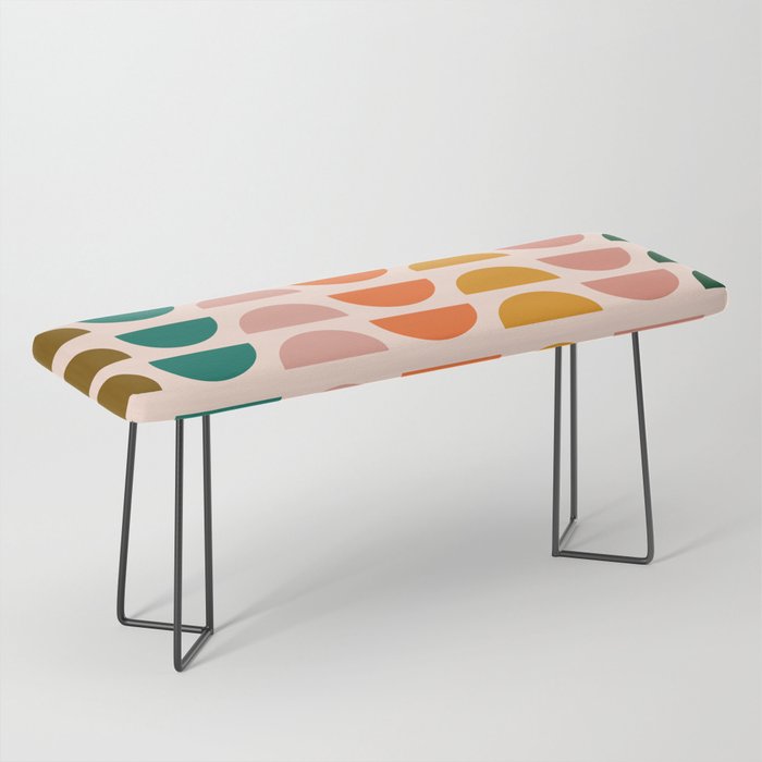 Retro 70s Geometrics Bench Gallery Image 1