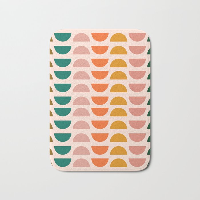 Retro 70s Geometrics Bath Mat Gallery Image 1