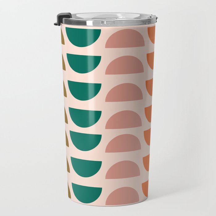 Retro 70s Geometrics Travel Mug Gallery Image 3