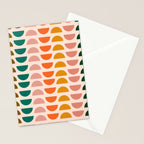Retro 70s Geometrics Stationery Card Gallery Image 2