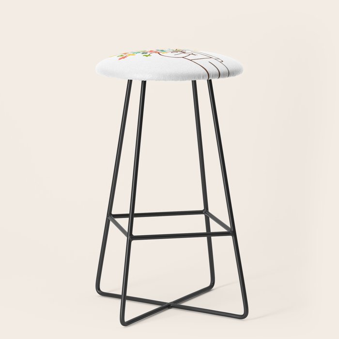 I bring flowers Stool Gallery Image 1