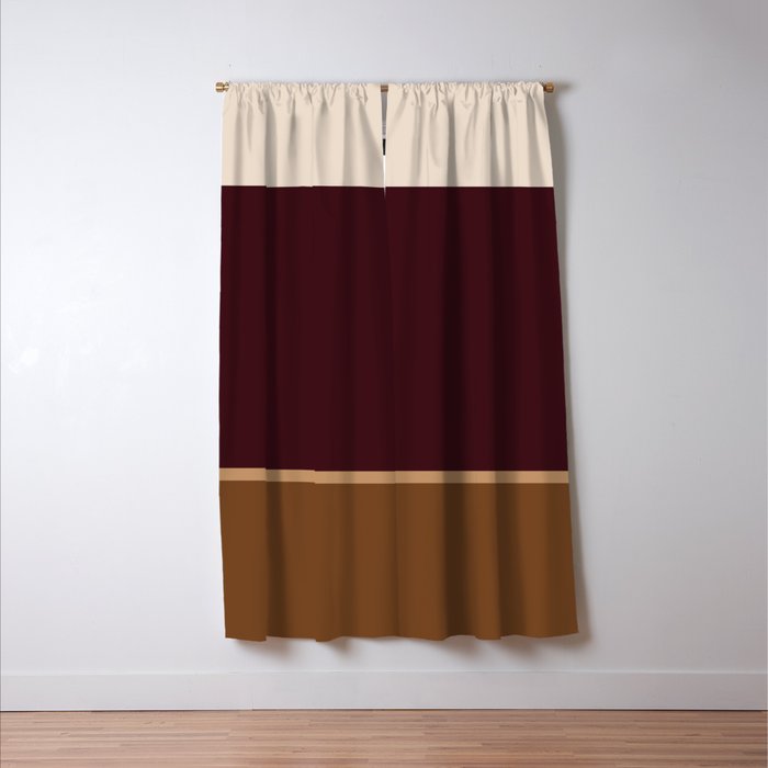 Contemporary Color Block XXV Window Curtain Gallery Image 3