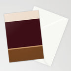 Contemporary Color Block XXV Stationery Card Gallery Image 2