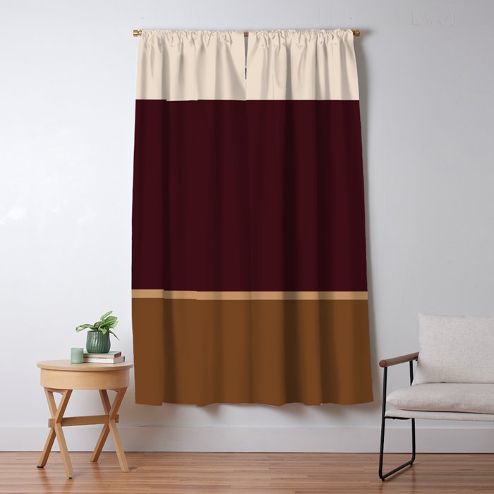 Contemporary Color Block XXV Window Curtain Gallery Image 1