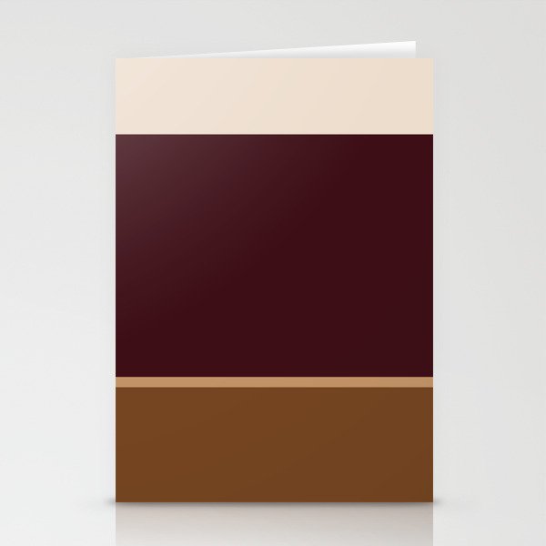 Contemporary Color Block XXV Stationery Card Gallery Image 1