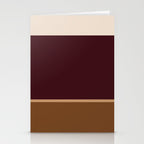 Contemporary Color Block XXV Stationery Card Gallery Image 2