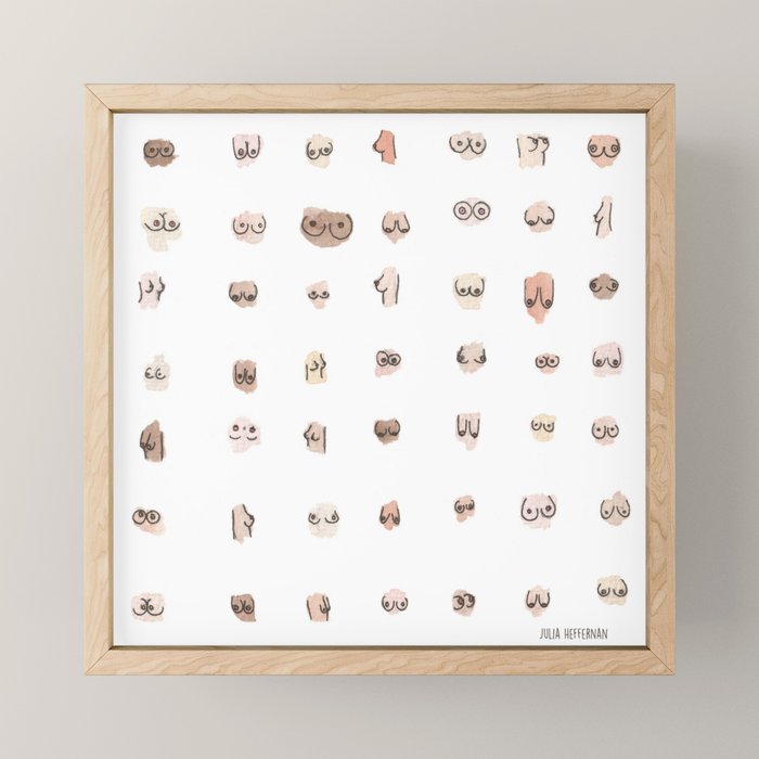 Boobs Mini Art Print