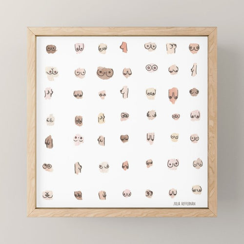 Boobs Mini Art Print Gallery Image 1