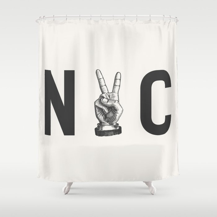 Peace in NYC Shower Curtain Gallery Image 1