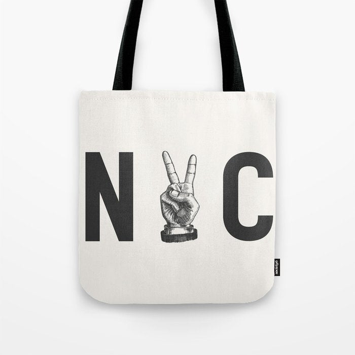Peace in NYC Tote Bag Gallery Image 1