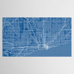 Chicago City Map of the United States - Blueprint Tablecloth Gallery Image 2
