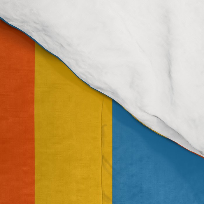 Rainbow Pop Colourful Vertical Stripe Pattern Comforter Gallery Image 4