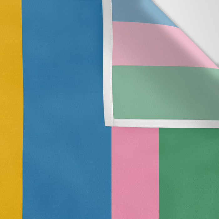 Rainbow Pop Colourful Vertical Stripe Pattern Wall Tapestry Gallery Image 3