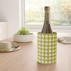 Clovers XX Chartreuse Botanical Pattern Wine Chiller Gallery Image 4