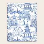 Pagoda Forest Blue and White Notebook Gallery Image 4