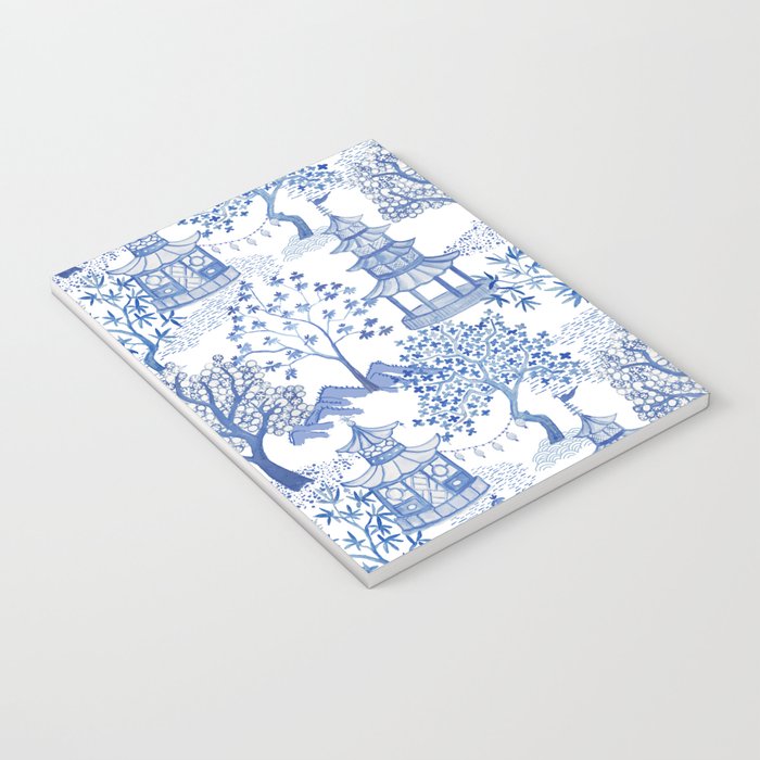 Pagoda Forest Blue and White Notebook Gallery Image 3