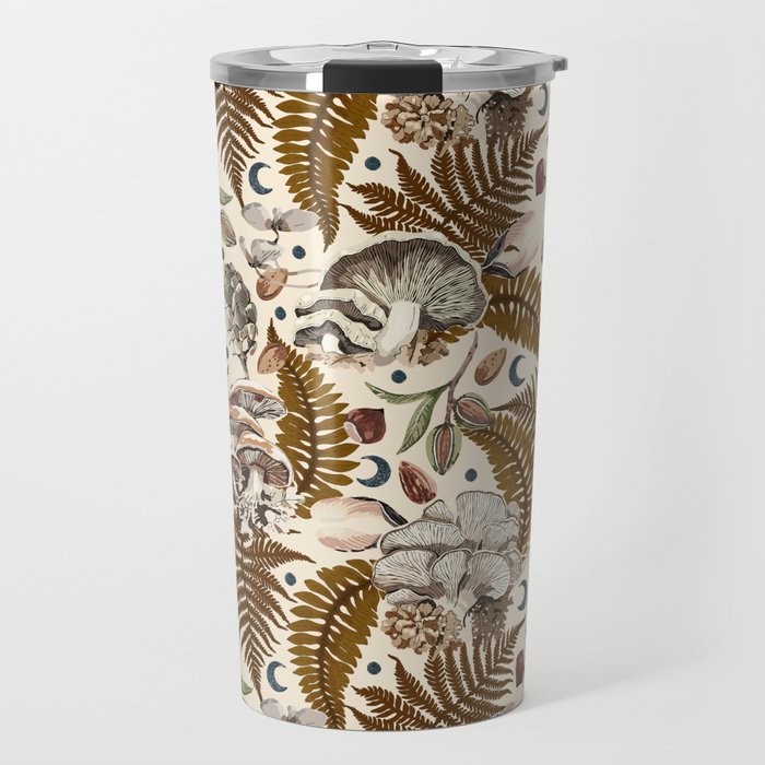 Mushrooms in moon forest A Travel Mug Gallery Image 1
