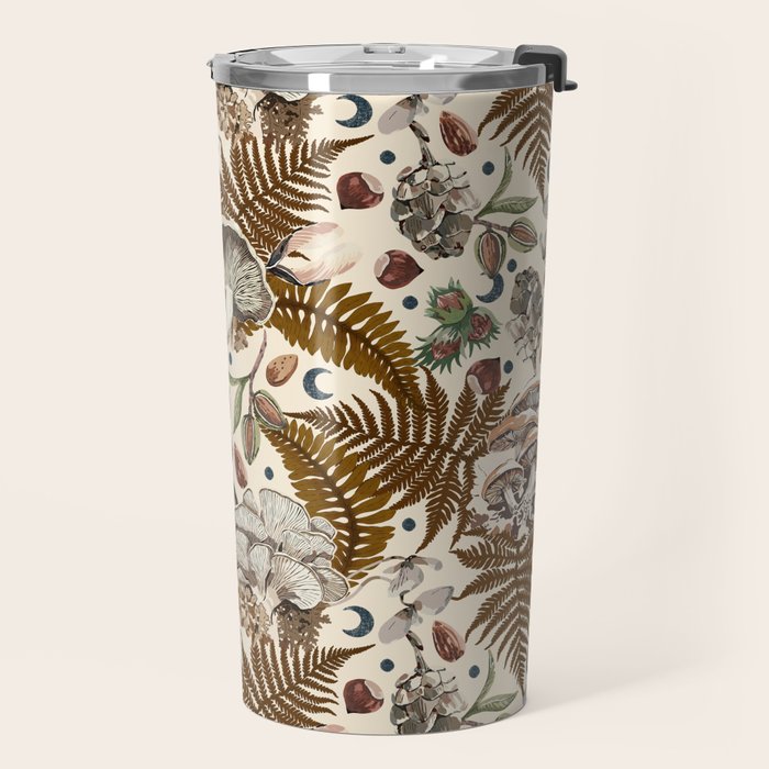 Mushrooms in moon forest A Travel Mug Gallery Image 2
