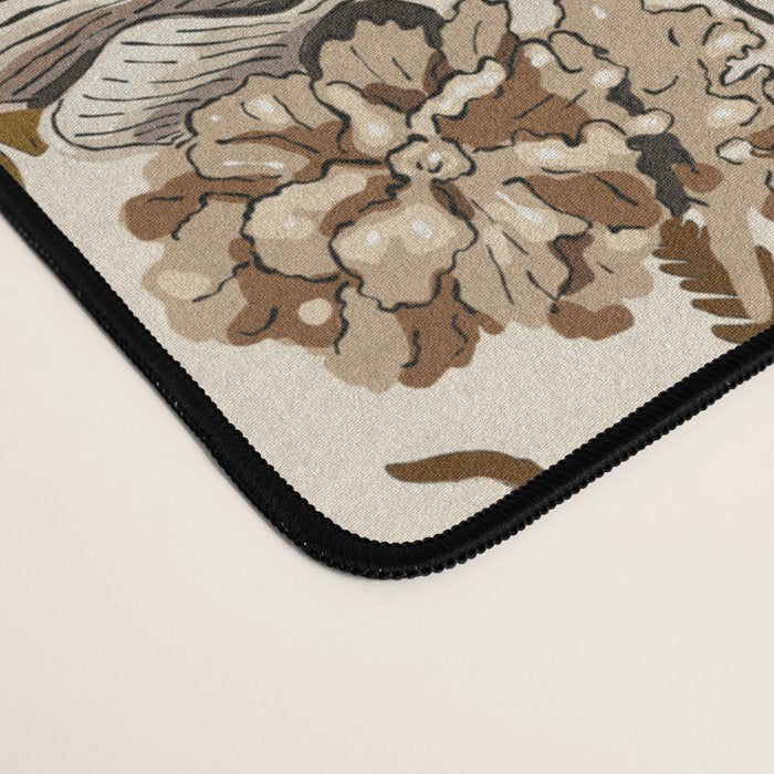 Mushrooms in moon forest A Desk Mat Gallery Image 4