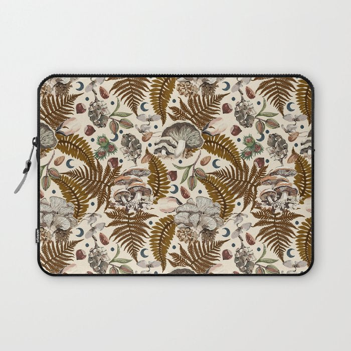 Mushrooms in moon forest A Laptop Sleeve Gallery Image 1