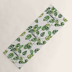 Monstera obliqua interior plant Yoga Mat Gallery Image 1