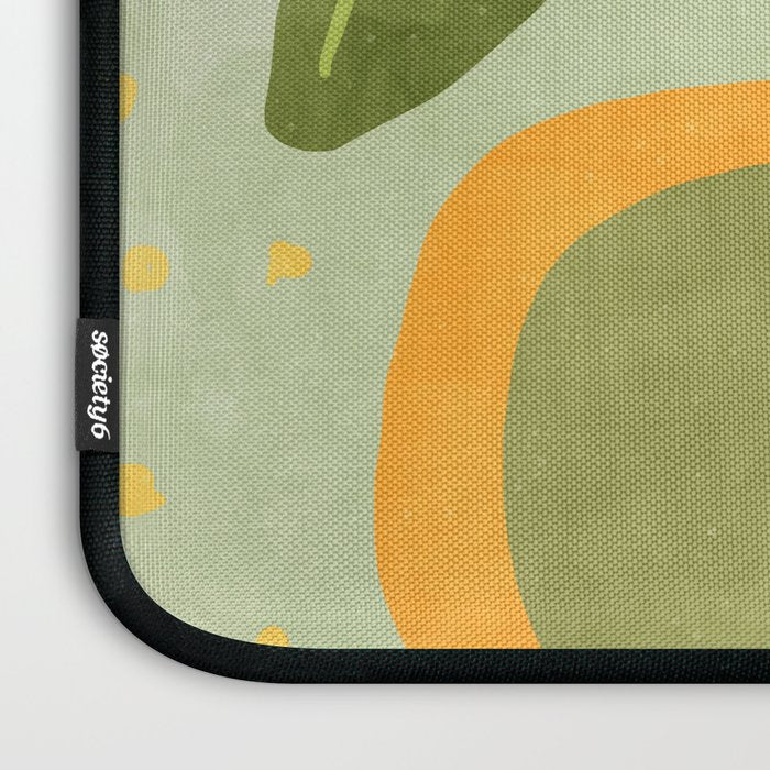 Just You & Me | Tiger Urban Jungle Friendship | Wild Cat Bohemian Black Woman with Pet  Laptop Sleeve Gallery Image 3
