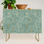 Art Deco, Decorative Leaf Pattern Credenza Gallery Image 1